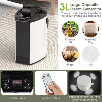 Steam Sauna Personal Home Spa