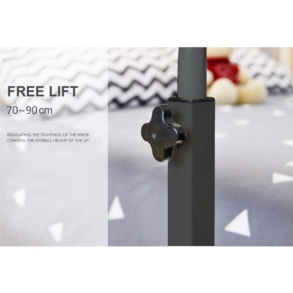 Laptop Computer Table Bedside Computer Desk 80CM