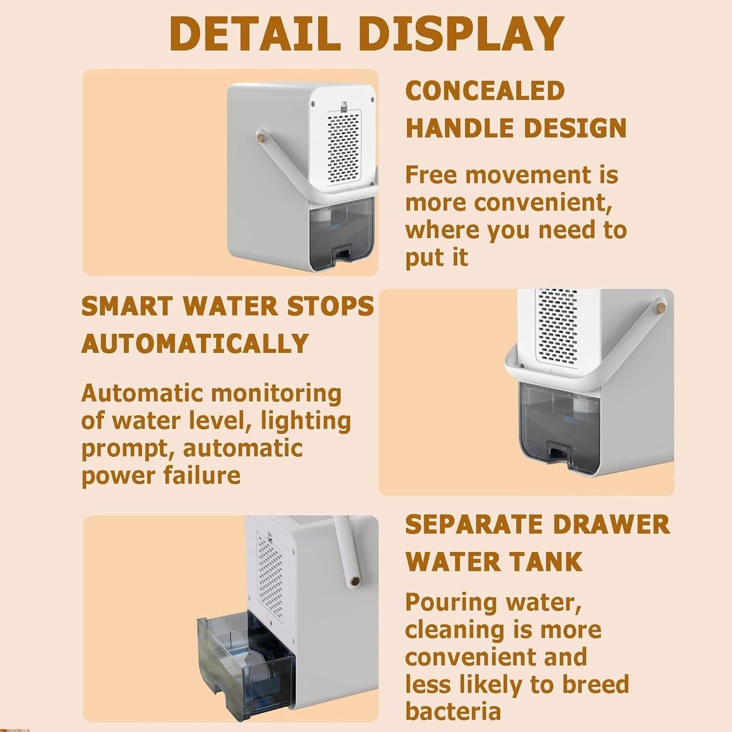 Dehumidifier 1000ml Portable