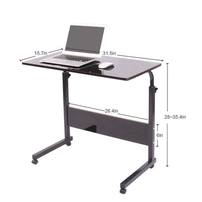 Laptop Computer Table Bedside Computer Desk 80CM