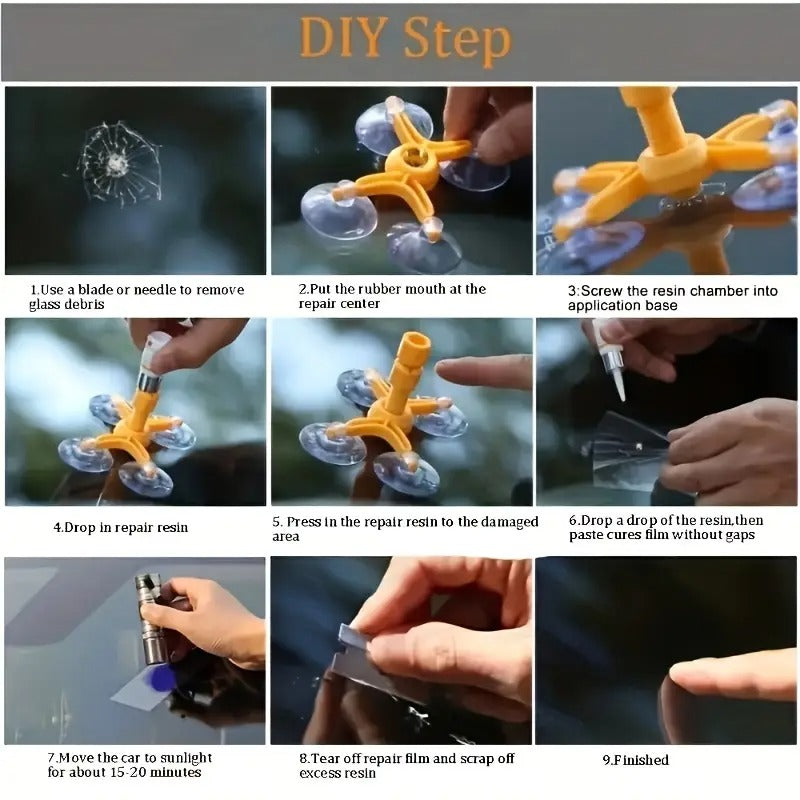 Car Windshield Repair Kit Windscreen Repair