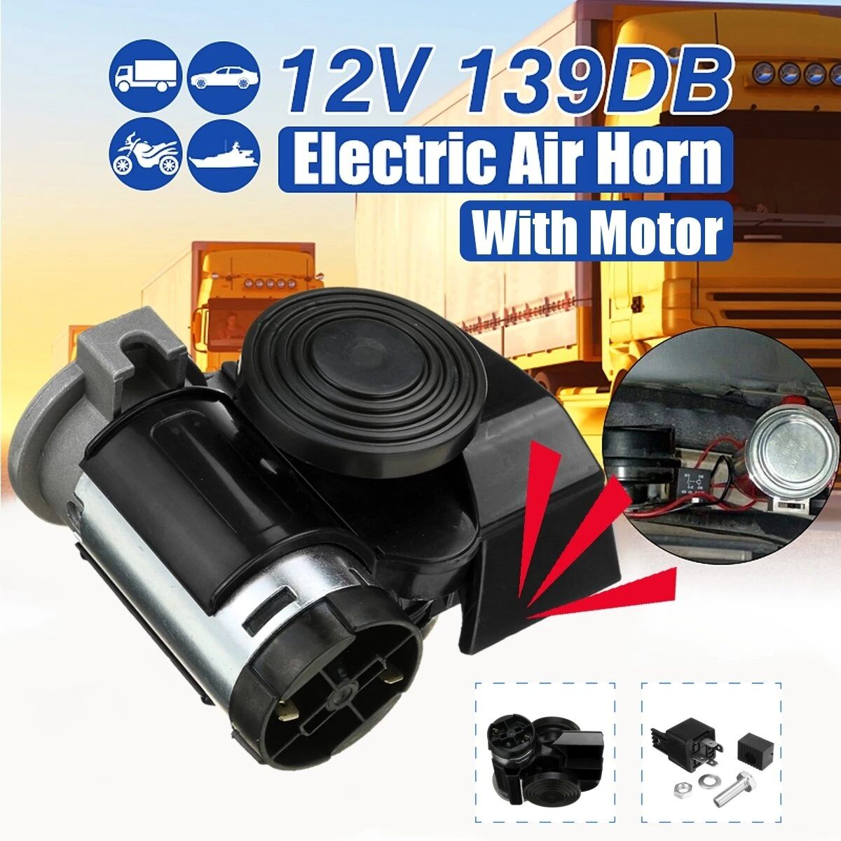 Car Horn Air Horn 12V