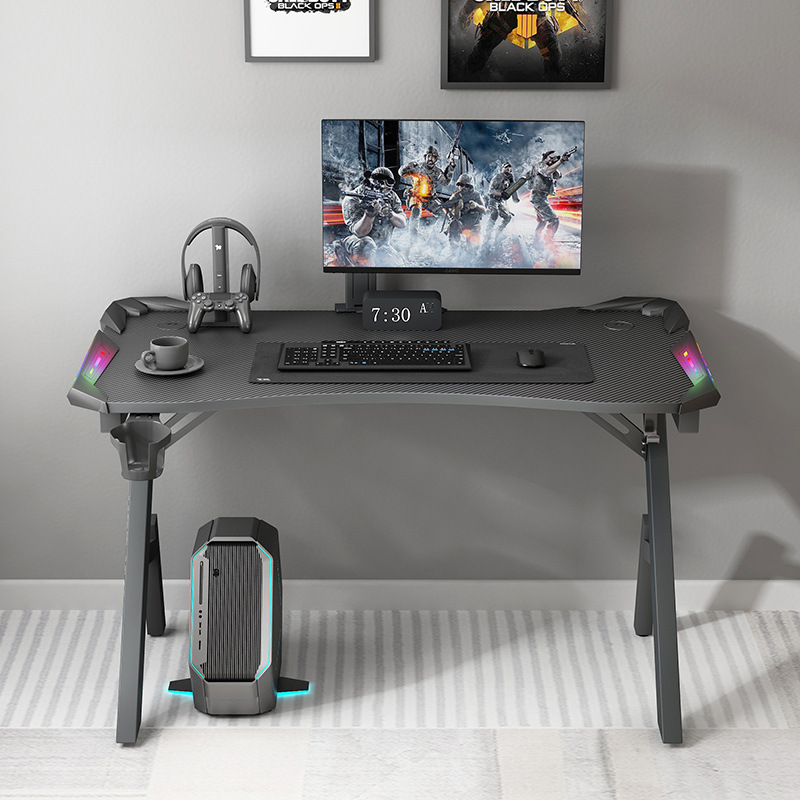 ERGONOMIC GAMING DESK Gaming Table Computer Desk 140cm