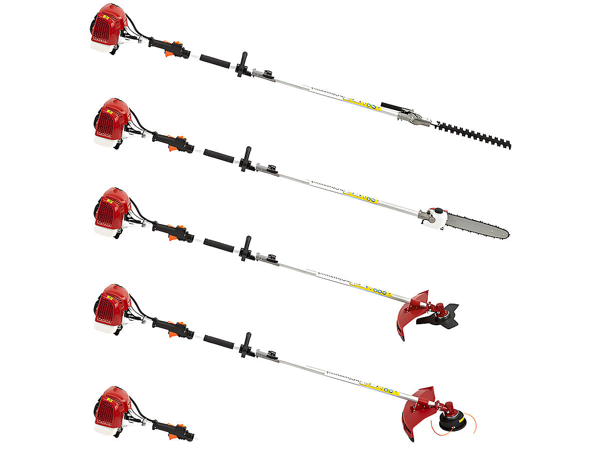 62CC Brush Weed Cutter Saw Hedge Trimmer 4 In 1