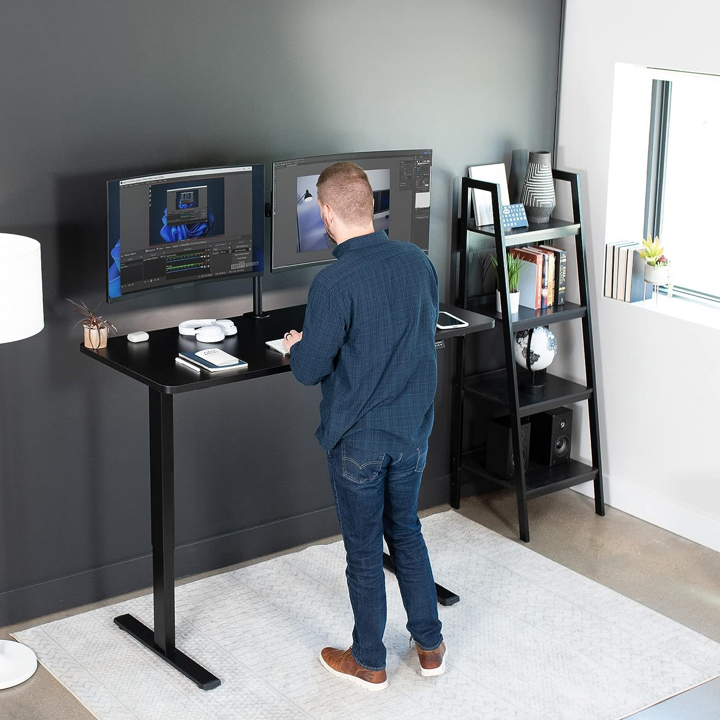 Height Adjustable Desk Table 140CM