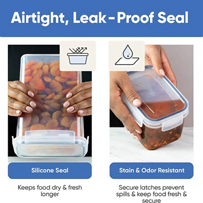 Food Storage Container Set Kitchen and Pantry Containers 24PCS