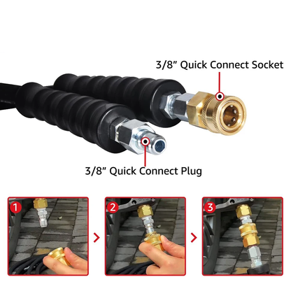 High Pressure Hose 4000PSI 3/8 QC 20M