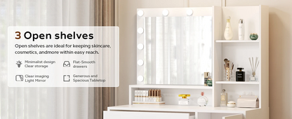 Dressing Table with LED lights