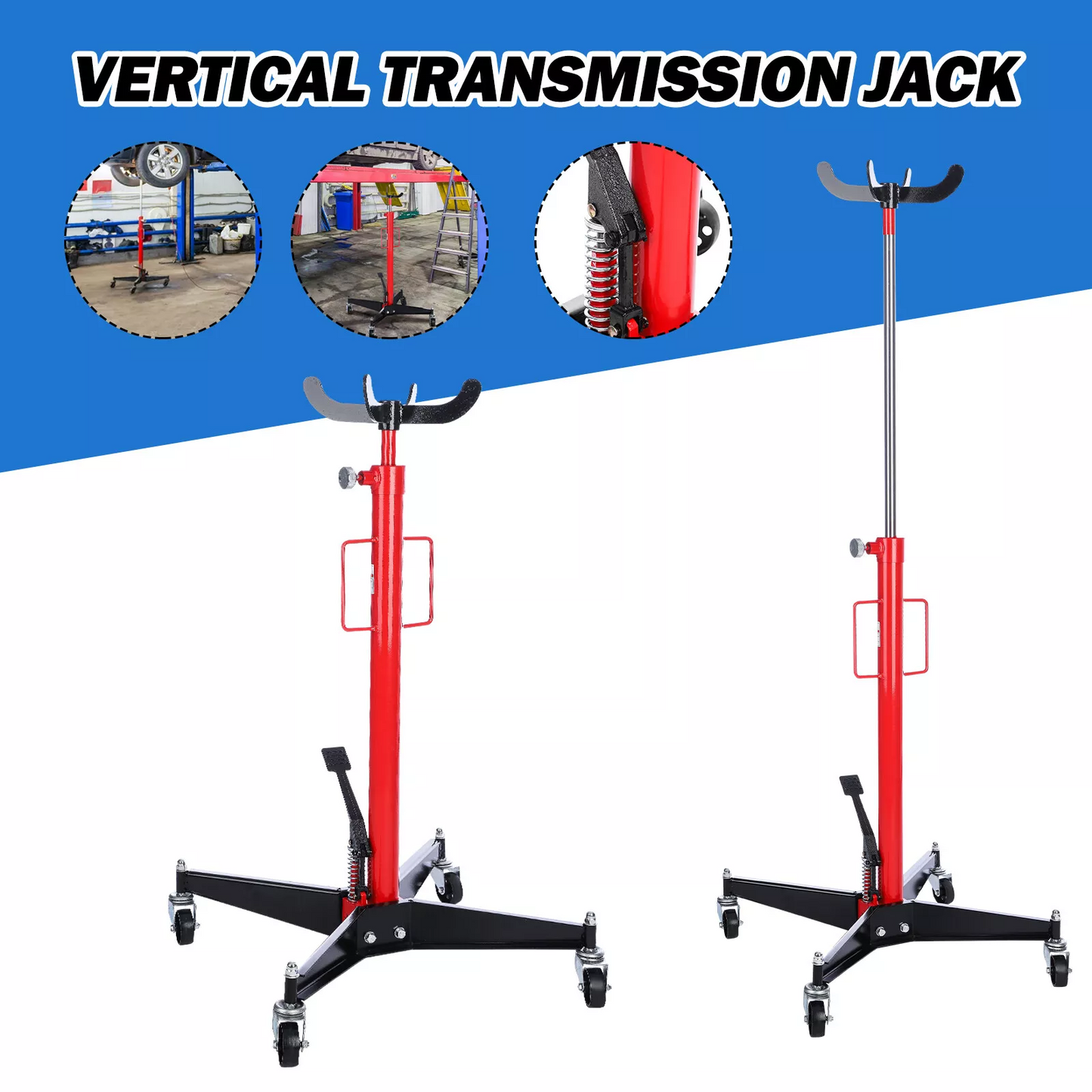 Transmission Jack Telescopic 1000lb Lifter