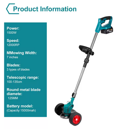 Lawn Mower Cordless Grass Trimmer
