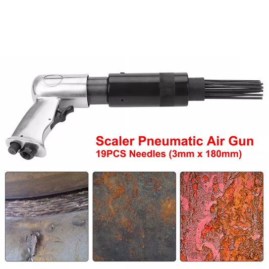 Needle Scaler Pneumatic Air Gun Pistol Air Tool Rust Remover