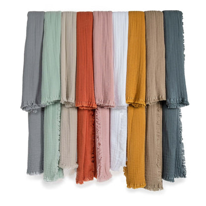 Portuguese Signo Cotton Gauze Throw