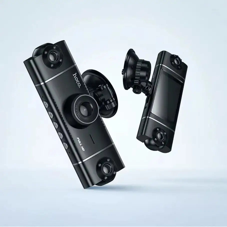 DV17 4-Channel 360° Rotating Dash Cam with 3-Inch IPS Display and Wi-Fi