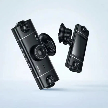 DV17 4-Channel 360° Rotating Dash Cam with 3-Inch IPS Display and Wi-Fi