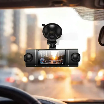 DV17 4-Channel 360° Rotating Dash Cam with 3-Inch IPS Display and Wi-Fi