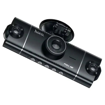 DV17 4-Channel 360° Rotating Dash Cam with 3-Inch IPS Display and Wi-Fi