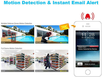 Security Camera System 4 Camera