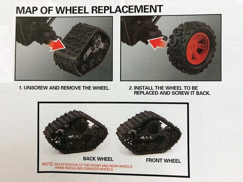 SURPASS High Speed Alloy RC Climbing Car CHANGE THE WHEELS