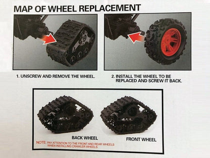 SURPASS High Speed Alloy RC Climbing Car CHANGE THE WHEELS