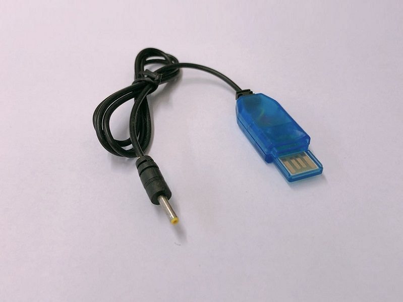 USB Charger Cable for 2.5mm DC Barrel Jack