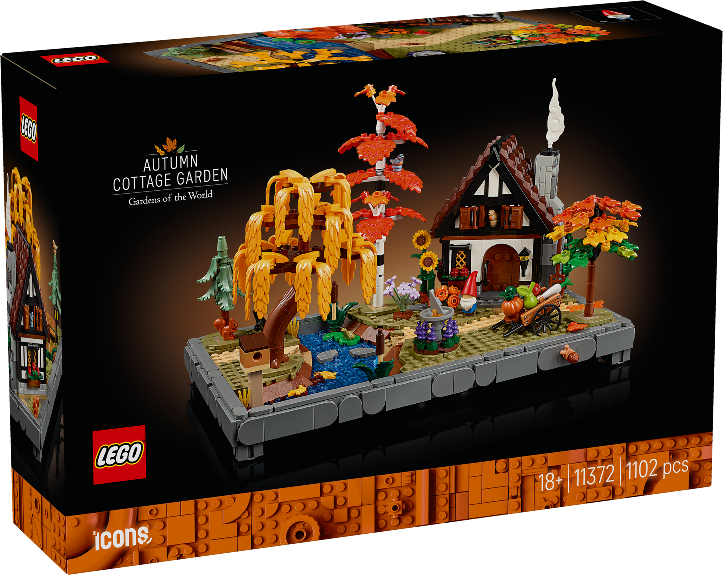 LEGO Icons: Autumn Cottage Garden (11372)