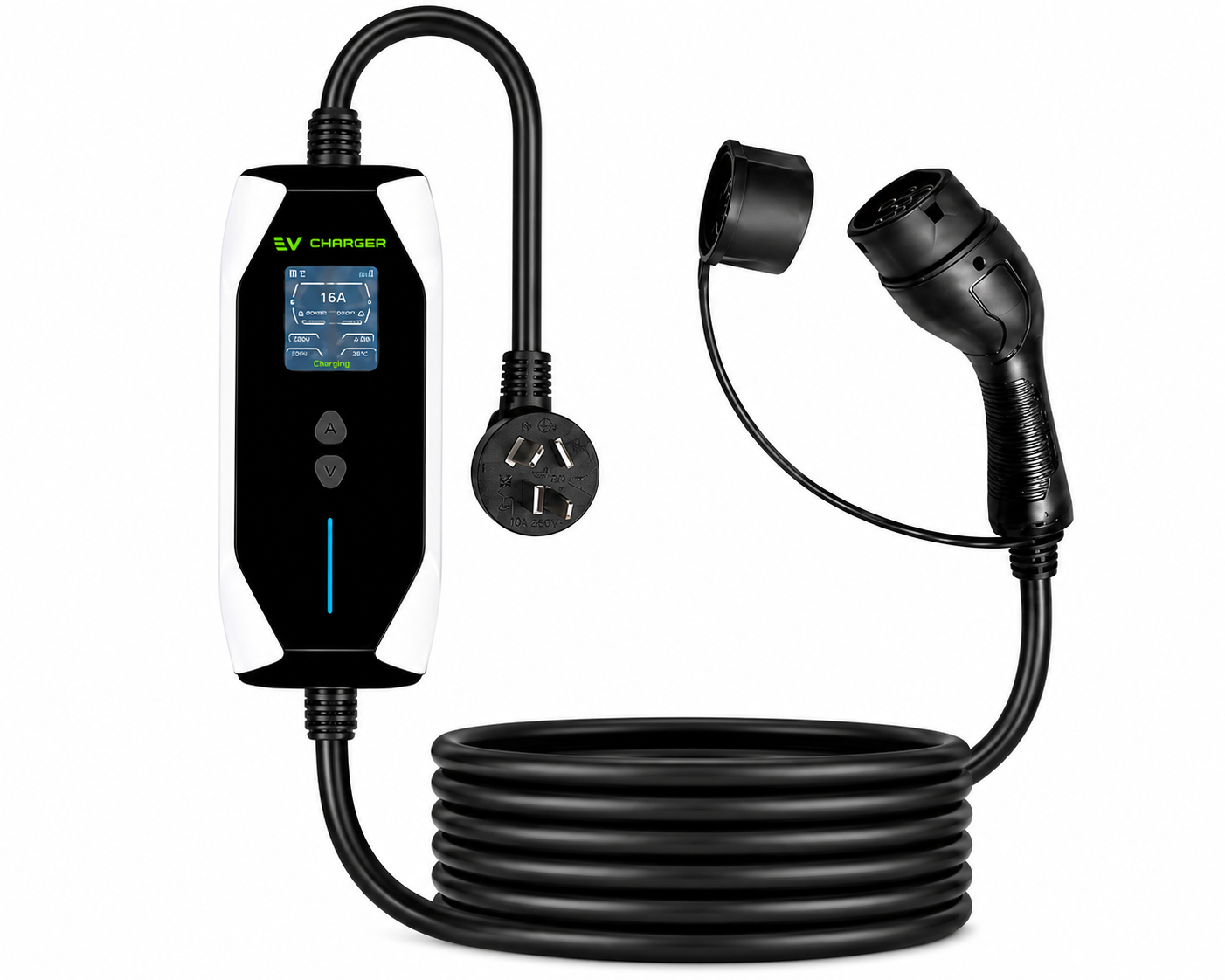 Portable EV Charger Type2 Electric Car Charger 16A