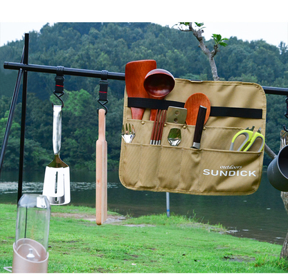 Outdoor Camping Storage Bag – Cutlery Hanging Bag | Picnic Multi-Grid Multipurpose Organiser HS9872