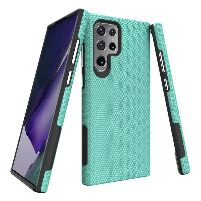 Military Shockproof TPU PC Dual Layer Triangle Compatible with Samsung S24 Ultra 2024 Case