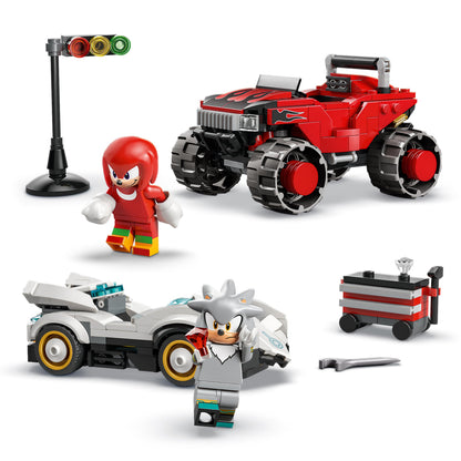 LEGO Sonic the Hedgehog: Silvers Car vs Knuckles Monster Truck (77118)
