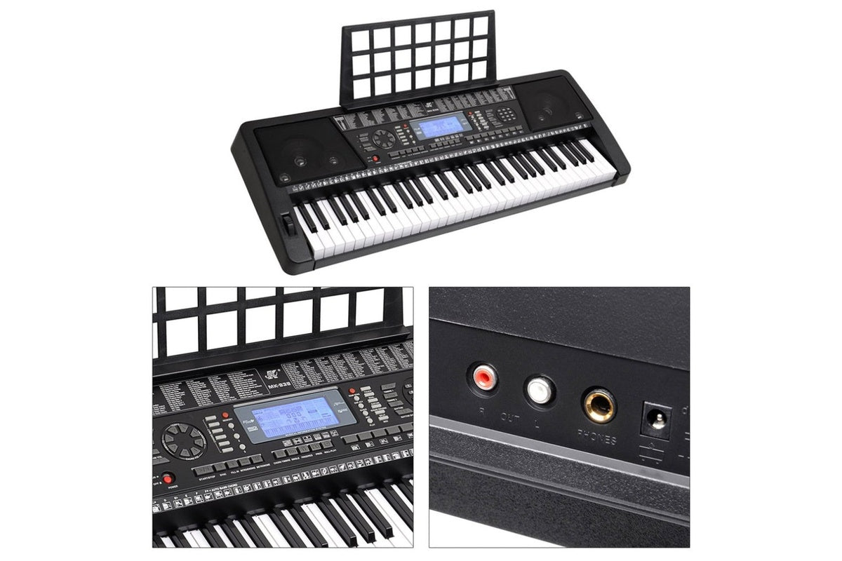 Electronic Piano Keyboard Piano with Stand Headphone and Stool