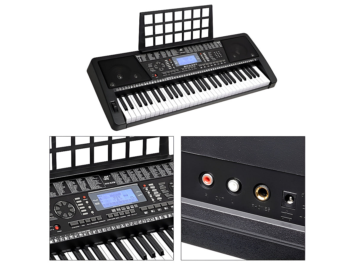 61 Key Electronic Piano Keyboard and Piano Stand