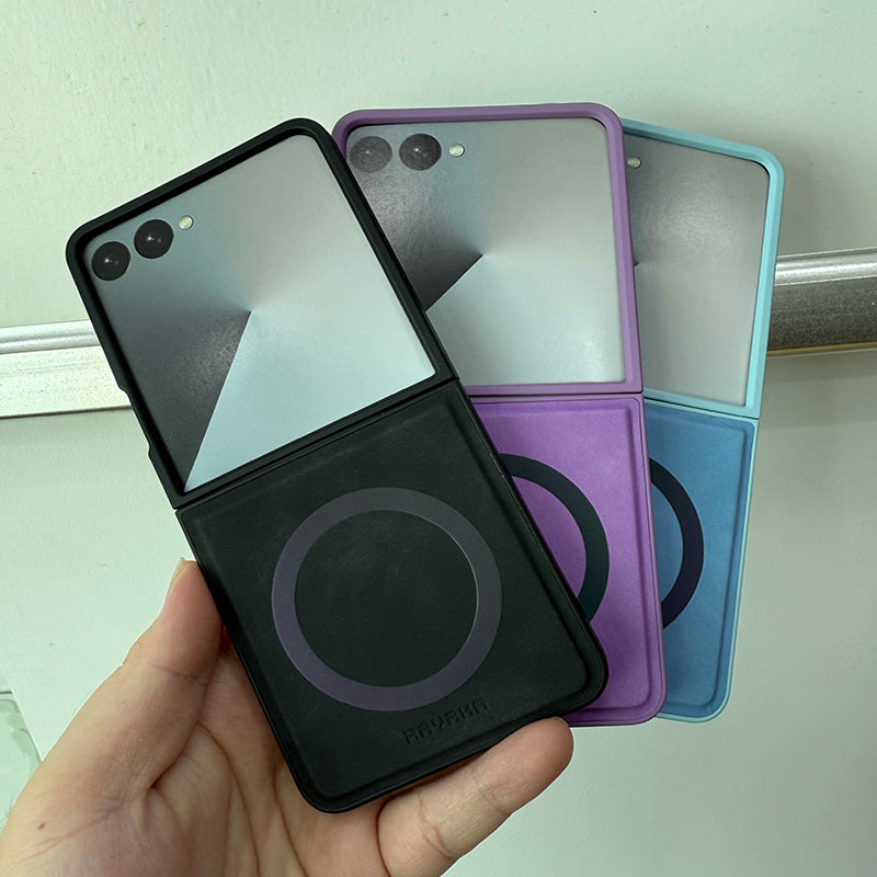 Lucas Series Premium Leather Compatible with Samsung Flip 7 2025 Case