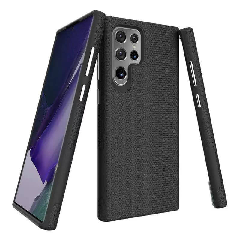 Military Shockproof TPU PC Dual Layer Triangle Compatible with Samsung A50 2019 Case