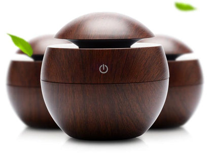 Ultrasonic Aroma Wood Colour Humidifier