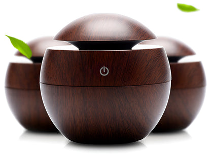 Ultrasonic Aroma Wood Colour Humidifier