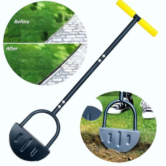 Manual edge trimmer half-moon lawn edger with handle Saw-Tooth Edger