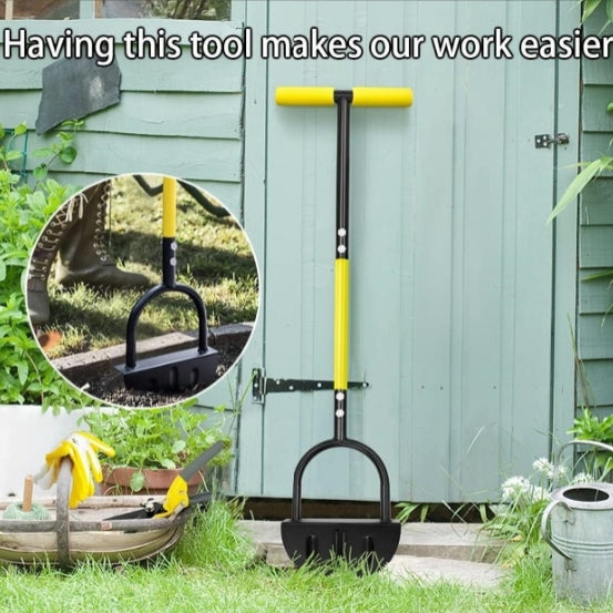 Manual edge trimmer half-moon lawn edger with handle Saw-Tooth Edger