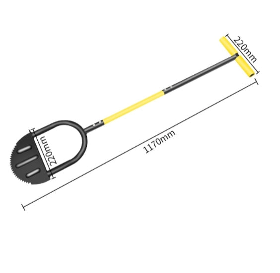 Manual edge trimmer half-moon lawn edger with handle Saw-Tooth Edger