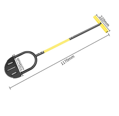 Manual edge trimmer half-moon lawn edger with handle Saw-Tooth Edger