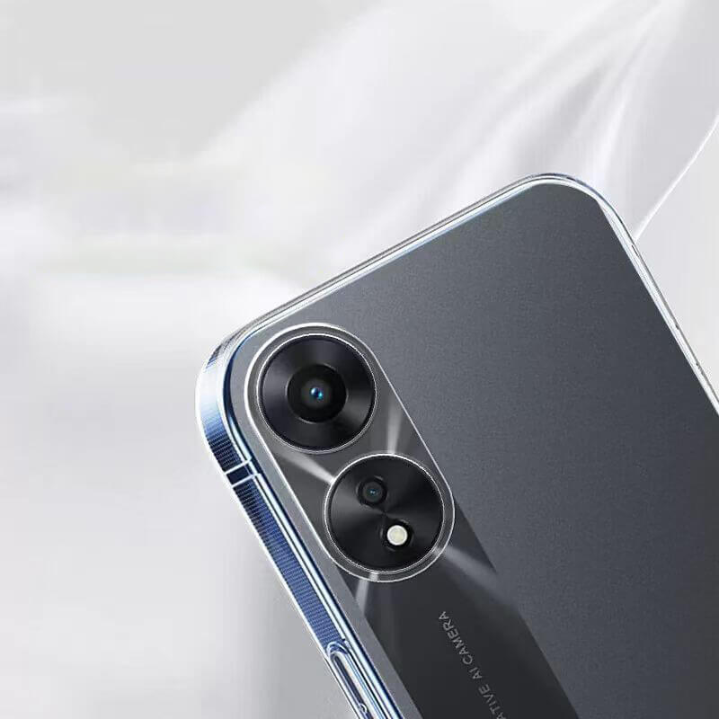 Ultra Thin Lightweight TPU Clear Compatible with OPPO A38 4G Case