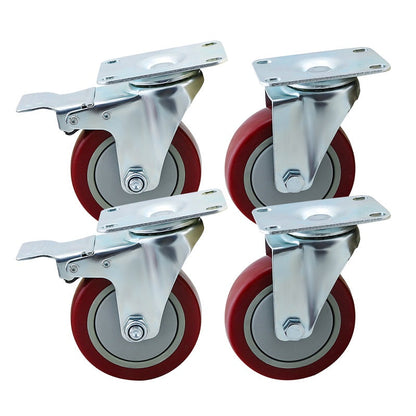 Caster Wheels Trolley Wheels Kit