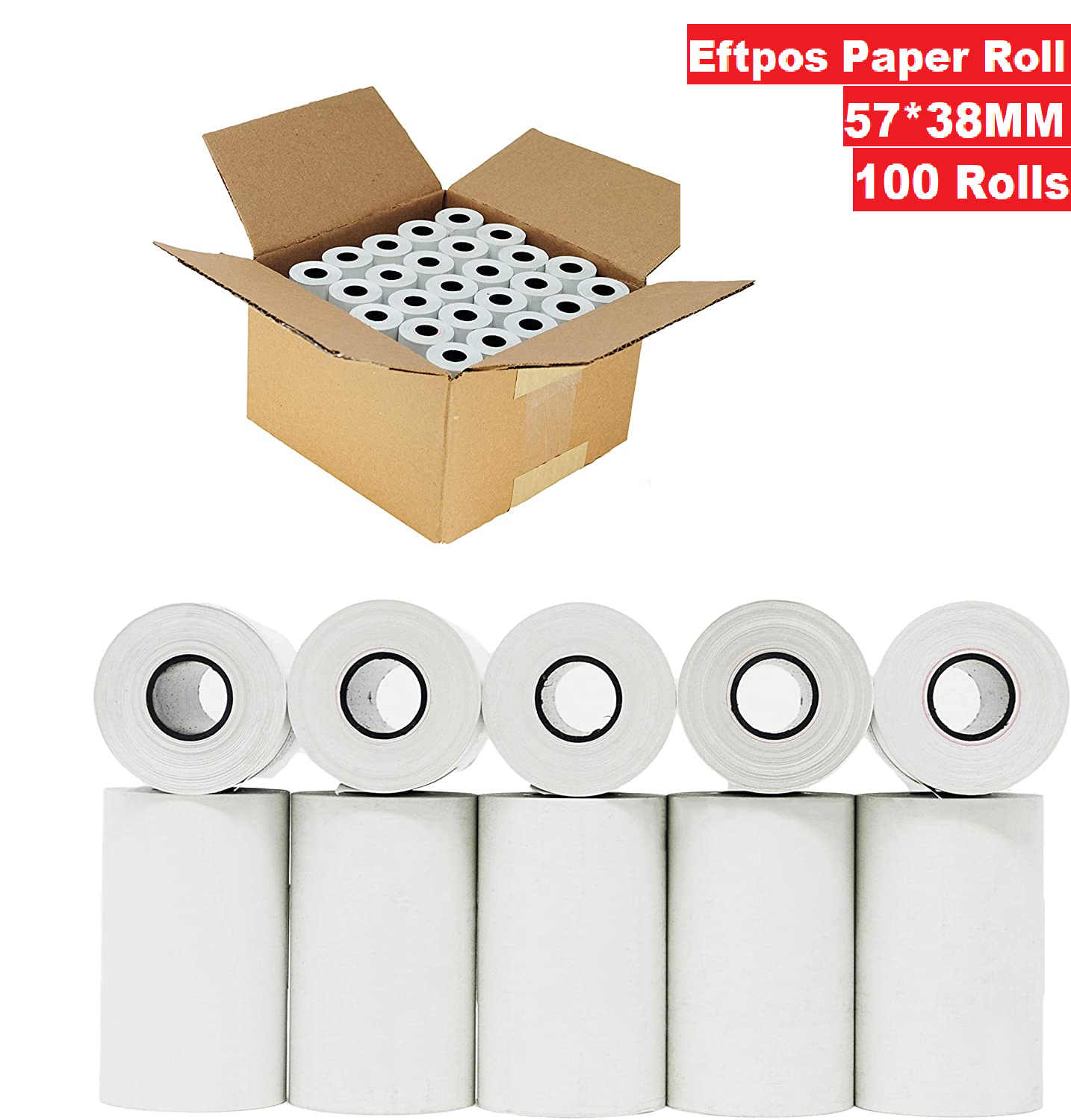 Eftpos Roll Thermal White 100PCS