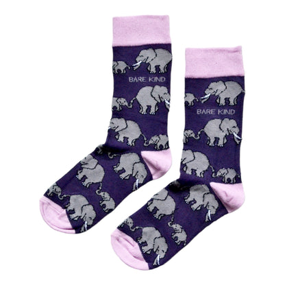 Save the Elephants Bamboo Socks
