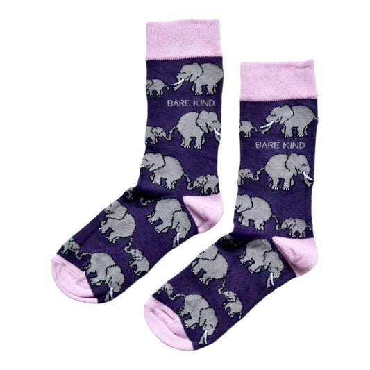 Save the Elephants Bamboo Socks