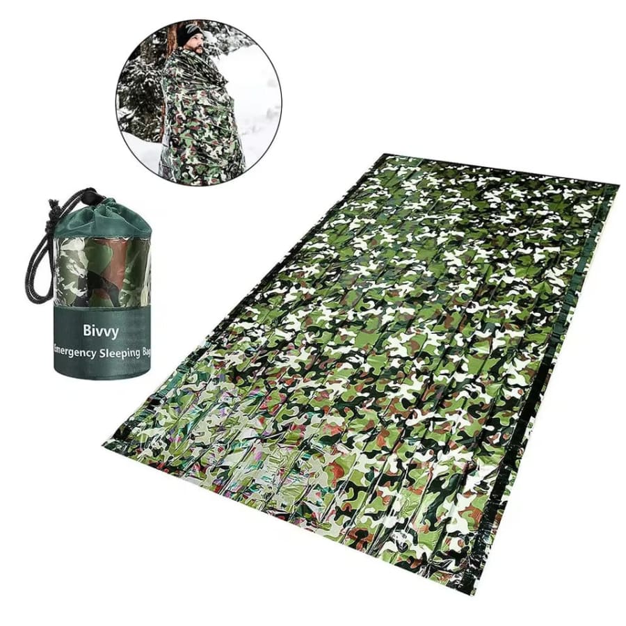 Emergency Camo Tube Tent