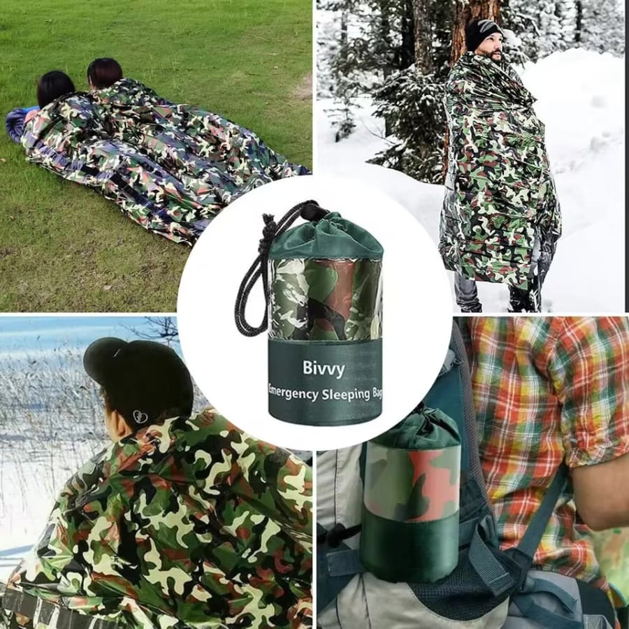 Emergency Camo Tube Tent