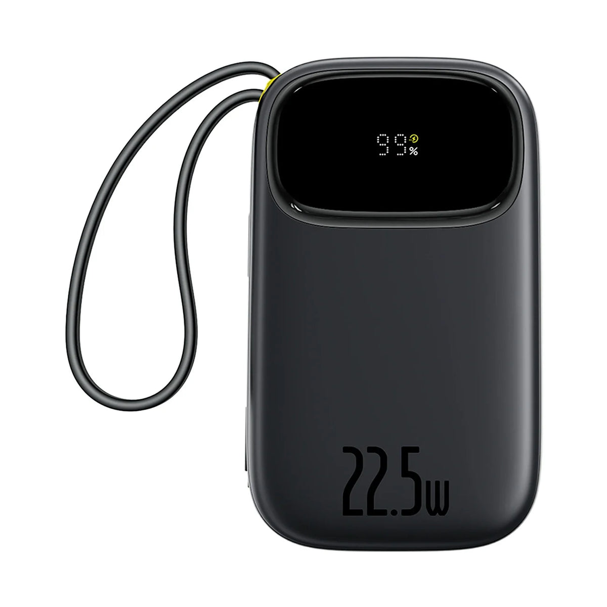 Baseus 20000mAh Power Bank Digital Display With Built-in Cables USB-C + Lightning