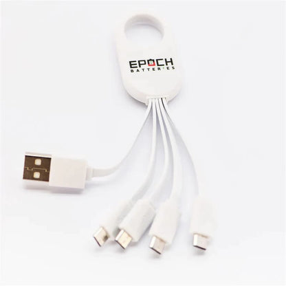 Epoch Batteries - 1 USB-A to 4 Micro USB Charging Adapter