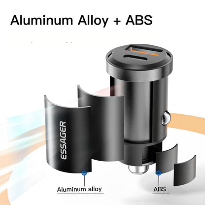 Essager Car Charger (Type C & USB Port)