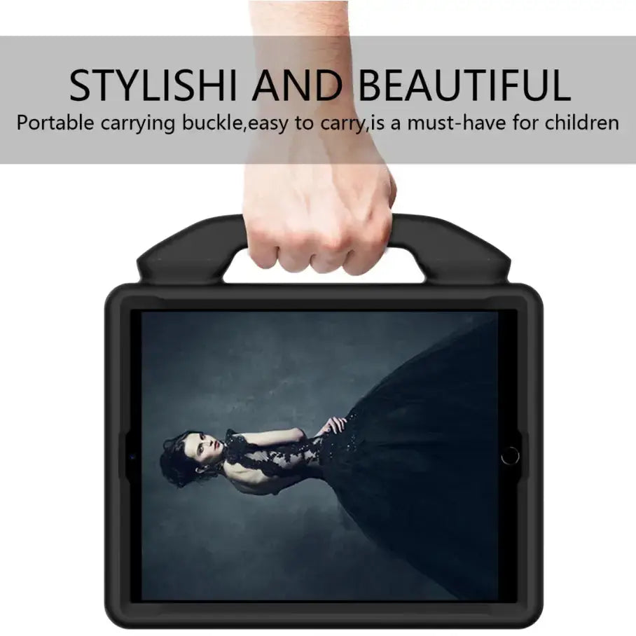 EVA Protective Case for iPad Air 1/2 9.7" – Kids Tablet Cover with Handle & Thumbs up Stands Kickstand